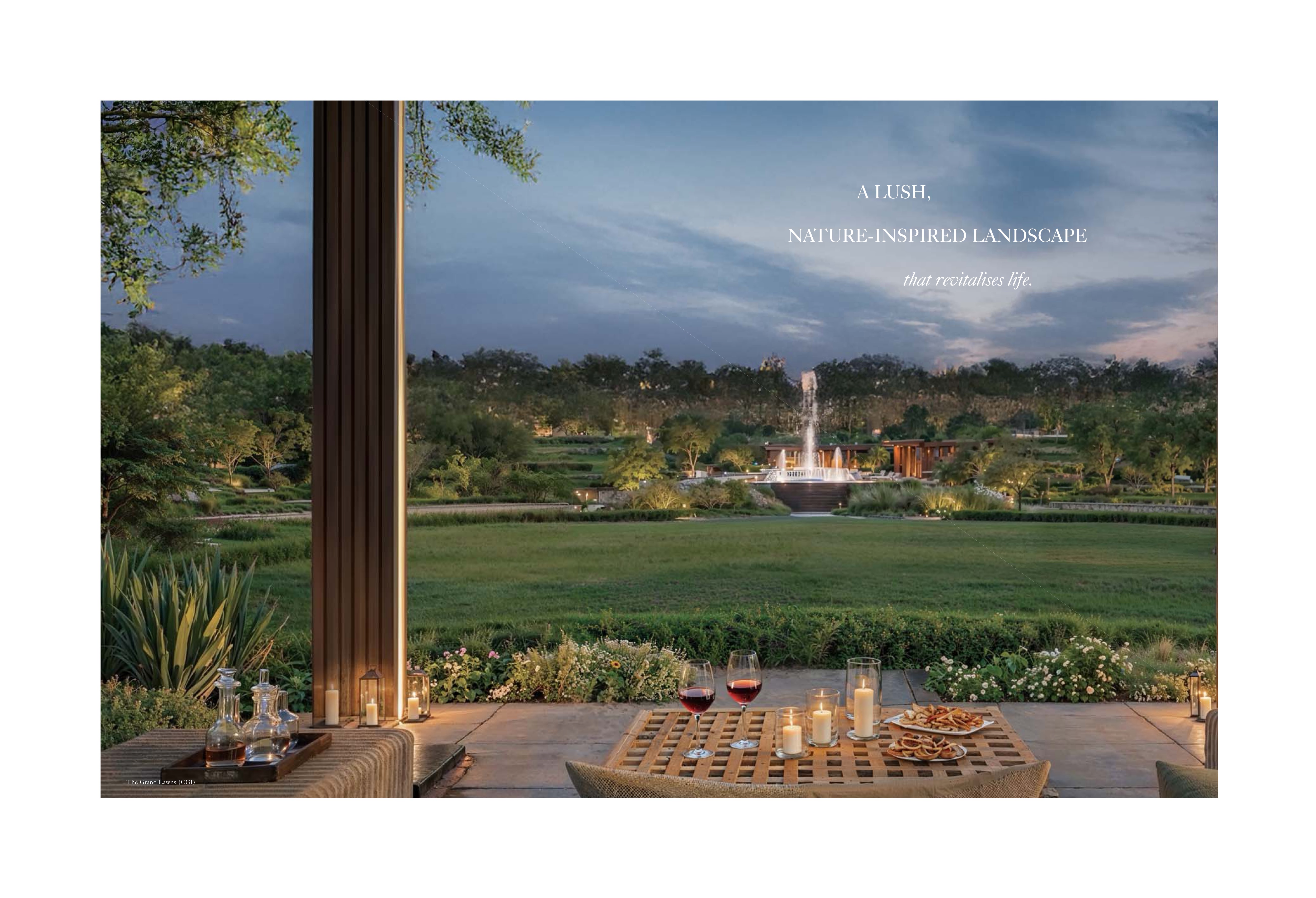 Lodha Sylvan private deck views